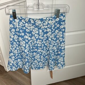 Reformation Mini Floral Skirt